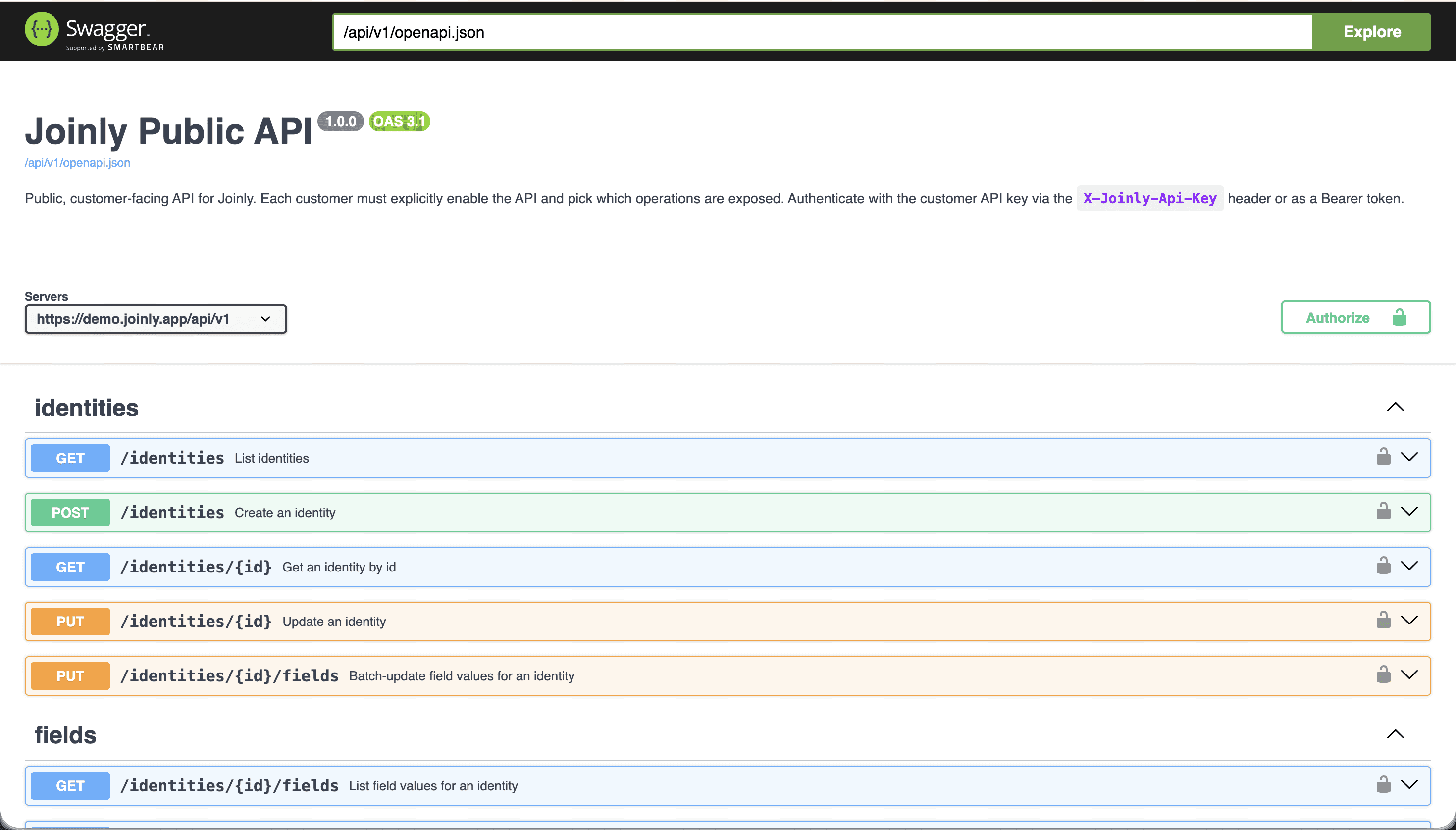 De REST-API en het MCP-endpoint van Joinly.